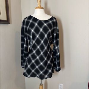 Flannel tunic